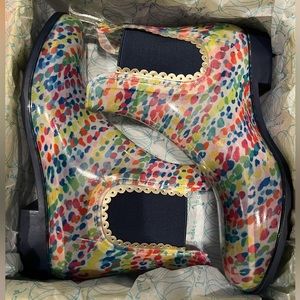 Jack Rogers - Sallie Print multi colored rain boots - 7